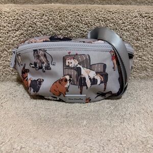 Vera Bradley Gray Belt Bag- Best in Show